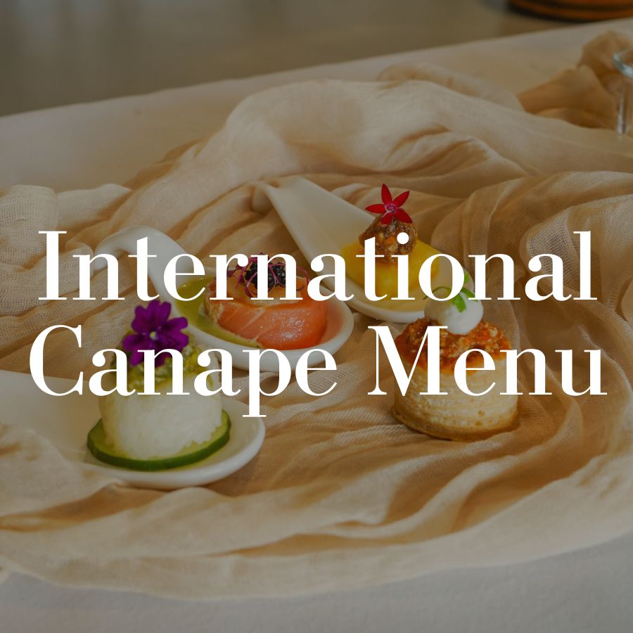 International Canape Menu