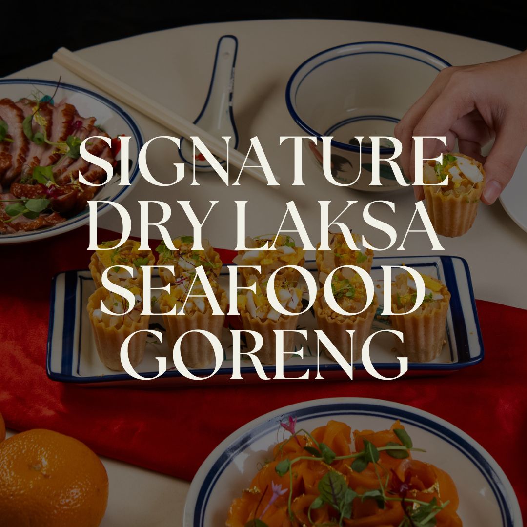 Signature Dry Laksa Seafood Goreng